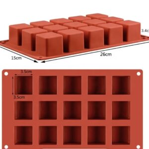 15-cavity Square Mold