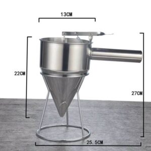Stainless Steel Piston Funnel